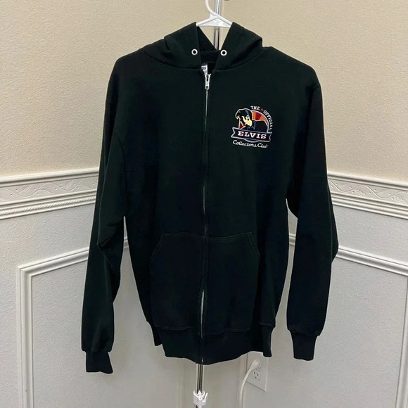 Elvis Collector’s Club Zipper Up Hoodie - Picture 1 of 3